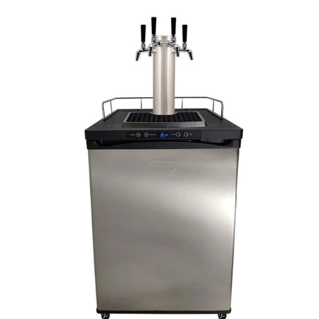 Series X Kegerator 4 Tap Quadruple Tap Four Tap PREMIUM BUNDLE 4x Taps with 4 New Kegs, Gas & Disconnects - Distillery King Australia