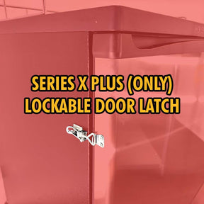 Series X Plus Kegerator stainless steel door latch clamp