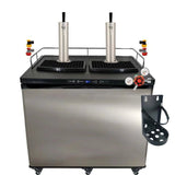 Series X Plus Kegerator for 2x Commercial 50L Kegs - 2x Single Taps - Fits 2x 50L commercial kegs - Distillery King Australia
