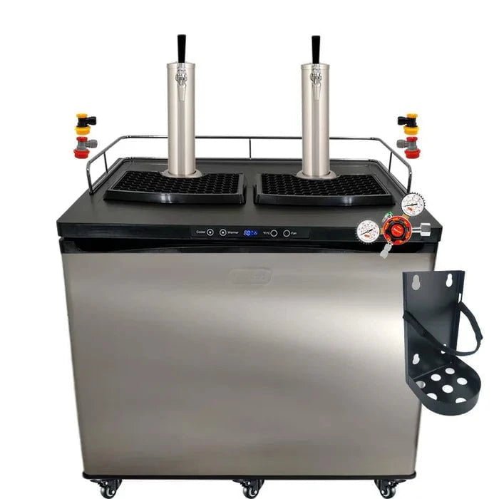 Series X Plus Kegerator for 2x Commercial 50L Kegs - 2x Single Taps - Fits 2x 50L commercial kegs - Distillery King Australia
