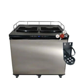 Series X Plus Kegerator for 2x Commercial 50L Kegs - 2x Single Taps - Fits 2x 50L commercial kegs - Distillery King Australia