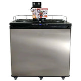 Series X Plus Kegerator for 2x Commercial 50L Kegs - 2x Single Taps - Fits 2x 50L commercial kegs - Distillery King Australia