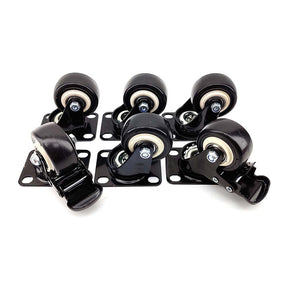 Series X Plus replacement rubber castor wheel set