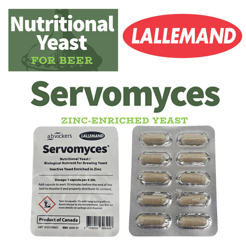Servomyces premium yeast nutrient 10 tablet blister pack