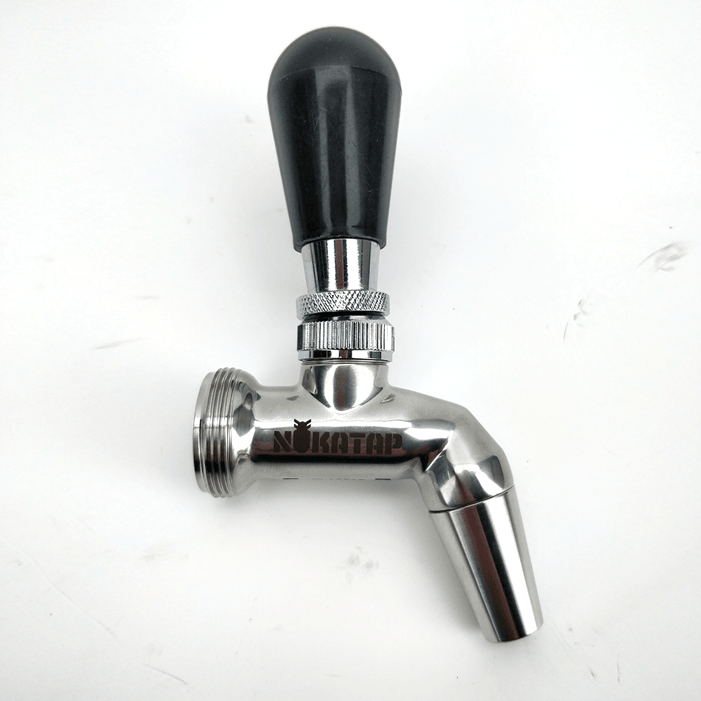 Black plastic short ball draft tap handle