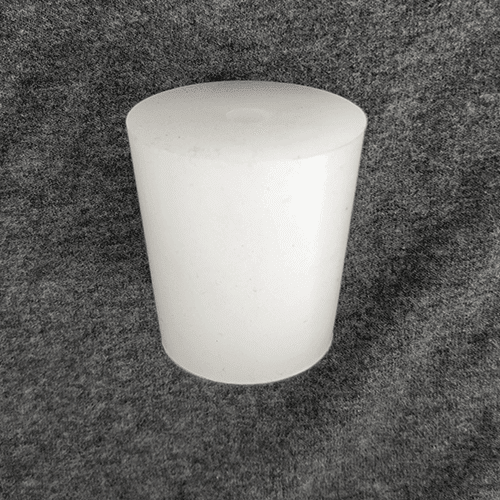 Bored silicone bung for 3L and 5L Erlenmeyer flasks