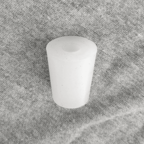 Silicone bung with 9mm hole for airlock
