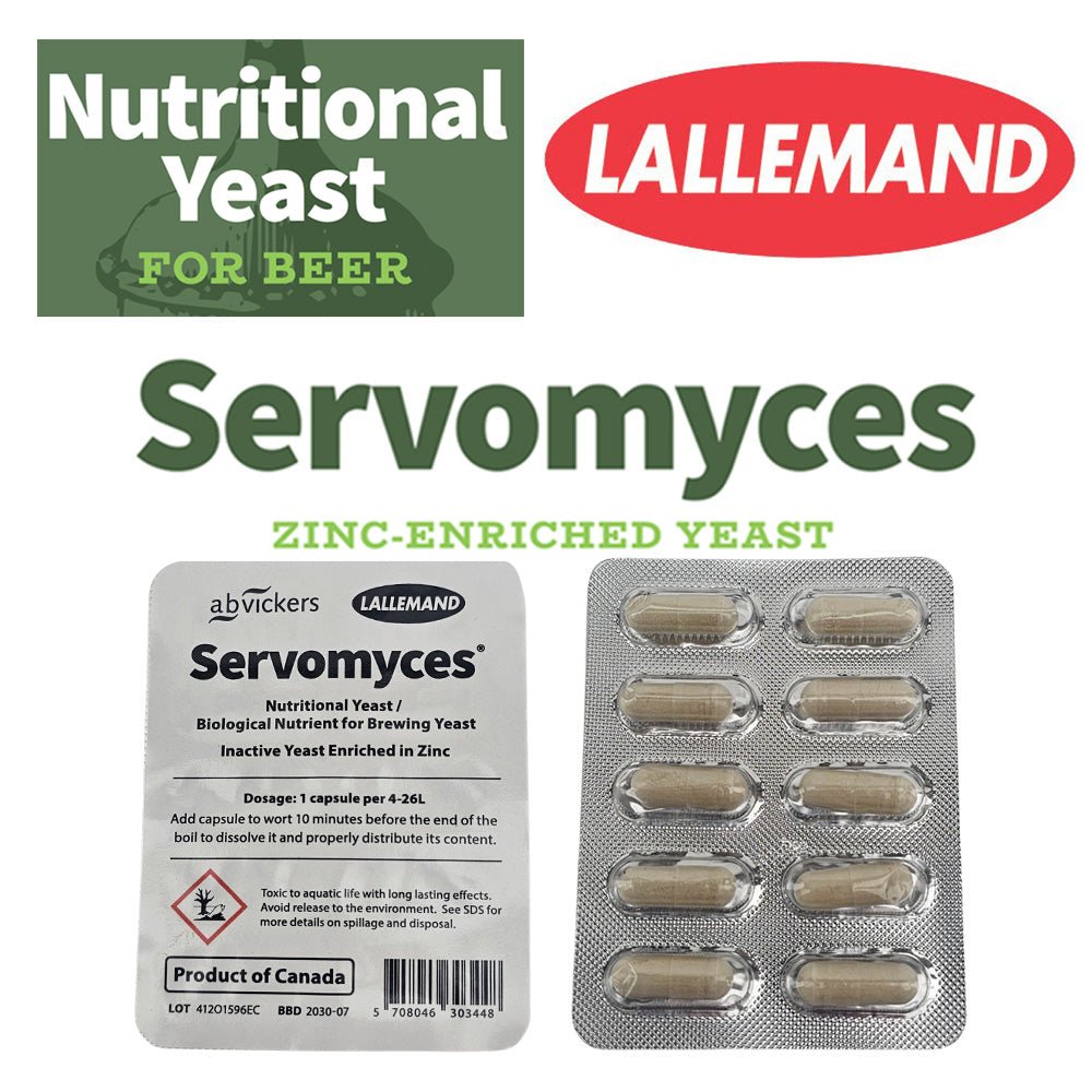 Servomyces premium yeast nutrient 10 tablet blister pack