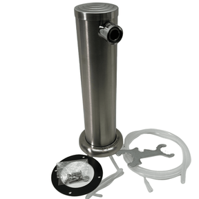 Single tap I-shape beer tower with no tap fitted