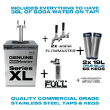 SodaMaster KegMaster Premium Sparkling Water Soda System