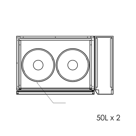 Solstice Duo kegerator diagram