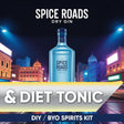 Spice Roads Dry Gin and Diet Tonic DIY BYO spirits keg kit