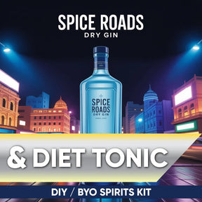 Spice Roads Dry Gin and Diet Tonic DIY BYO spirits keg kit