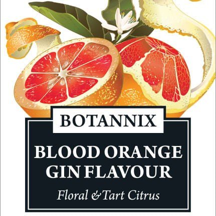 Spirits Unlimited Botannix Gin Blood Orange Essence 50mL (Flavours 2.25L of Neutral Spirit) - Distillery King Australia