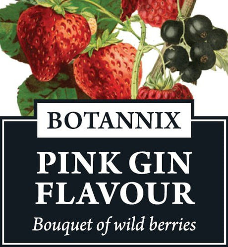 Spirits Unlimited Botannix Gin Pink Essence 50mL (Flavours 2.25L of Neutral Spirit) - Distillery King Australia