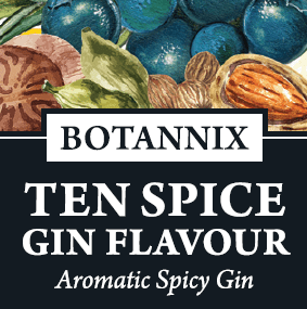 Spirits Unlimited Botannix Gin Ten Spice Essence 50mL (Flavours 2.25L of Neutral Spirit) - Distillery King Australia