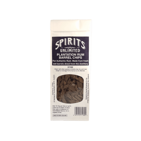 Spirits Unlimited Plantation Rum Woodchips 100g - Distillery King Australia