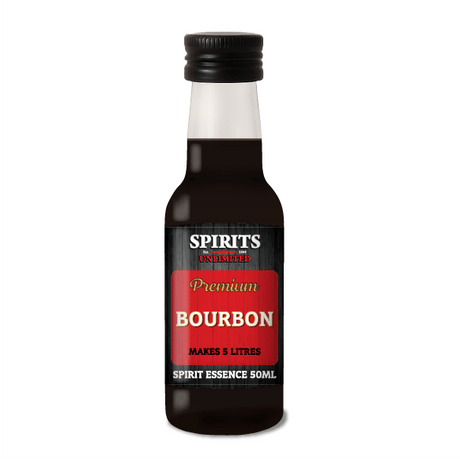 Spirits Unlimited Premium Bourbon Essence 50mL (Flavours 5L of Neutral Spirit) - Distillery King Australia