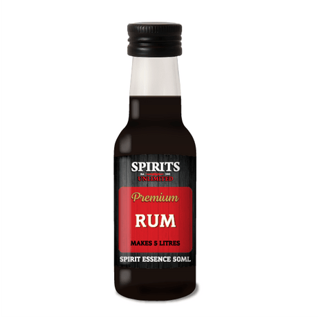 Spirits Unlimited Premium Rum Essence 50mL (Flavours 5L of Neutral Spirit) - Distillery King Australia