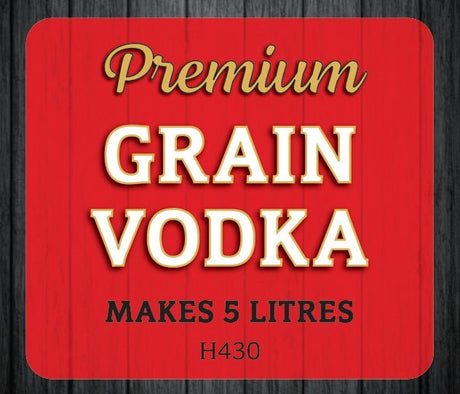 Spirits Unlimited Premium Vodka Grain Essence 50mL (Flavours 5L of Neutral Spirit) - Distillery King Australia