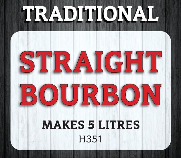 Spirits Unlimited Traditional Bourbon Straight Essence 50mL (Flavours 5L of Neutral Spirit) - Distillery King Australia