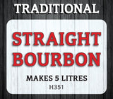 Spirits Unlimited Traditional Bourbon Straight Essence 50mL (Flavours 5L of Neutral Spirit) - Distillery King Australia