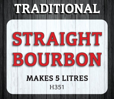 Spirits Unlimited Traditional Bourbon Straight Essence 50mL (Flavours 5L of Neutral Spirit) - Distillery King Australia