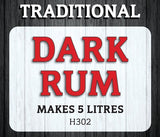 Spirits Unlimited Traditional Dark Rum Essence 50mL (Flavours 5L of Neutral Spirit) - Distillery King Australia