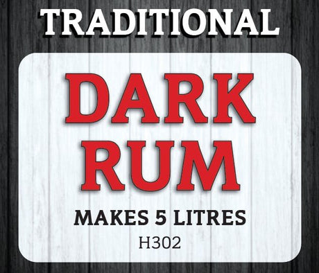 Spirits Unlimited Traditional Dark Rum Essence 50mL (Flavours 5L of Neutral Spirit) - Distillery King Australia