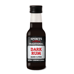 Spirits Unlimited Traditional Dark Rum Essence 50mL (Flavours 5L of Neutral Spirit) - Distillery King Australia