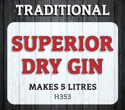 Spirits Unlimited Traditional Gin Superior Dry Essence 50mL (Flavours 5L of Neutral Spirit) - Distillery King Australia