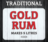 Spirits Unlimited Traditional Gold Rum Essence 50mL (Flavours 5L of Neutral Spirit) - Distillery King Australia