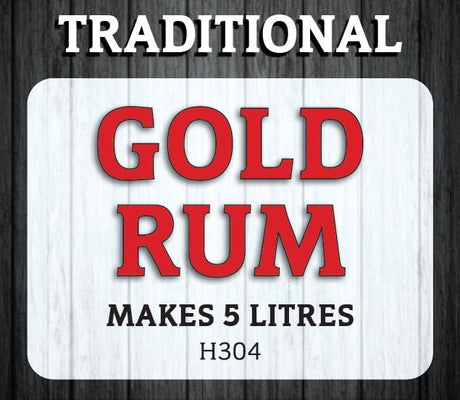 Spirits Unlimited Traditional Gold Rum Essence 50mL (Flavours 5L of Neutral Spirit) - Distillery King Australia
