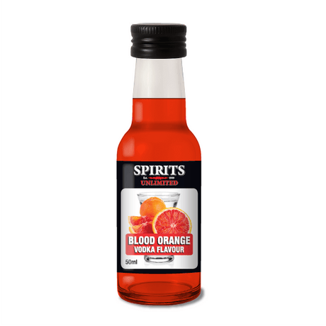 Spirits Unlimited Vodka Blood Orange Spirit Essence 50mL (Flavours 1L) - Distillery King Australia