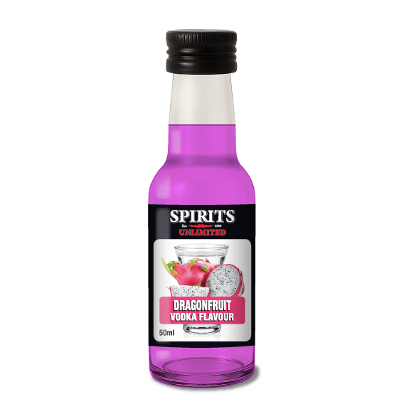 Spirits Unlimited Vodka Dragonfruit Spirit Essence 50mL (Flavours 1L) - Distillery King Australia
