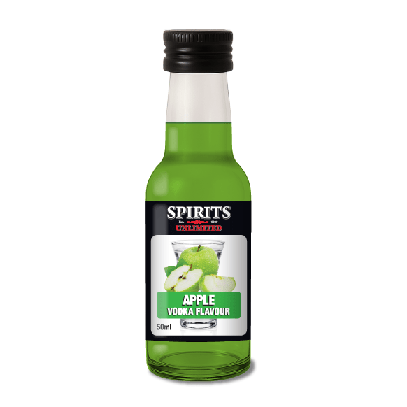 Spirits Unlimited Vodka Fruit Apple Essence 50mL (Flavours 1L of Neutral Spirit) - Distillery King Australia