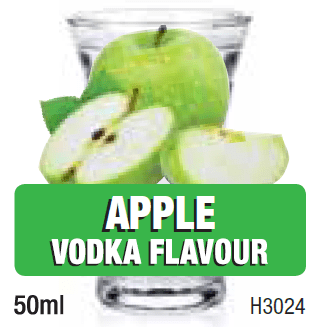 Spirits Unlimited Vodka Fruit Apple Essence 50mL (Flavours 1L of Neutral Spirit) - Distillery King Australia