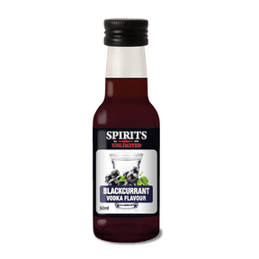 Spirits Unlimited Vodka Fruit Black Currant Essence 50mL (Flavours 1L of Neutral Spirit) - Distillery King Australia