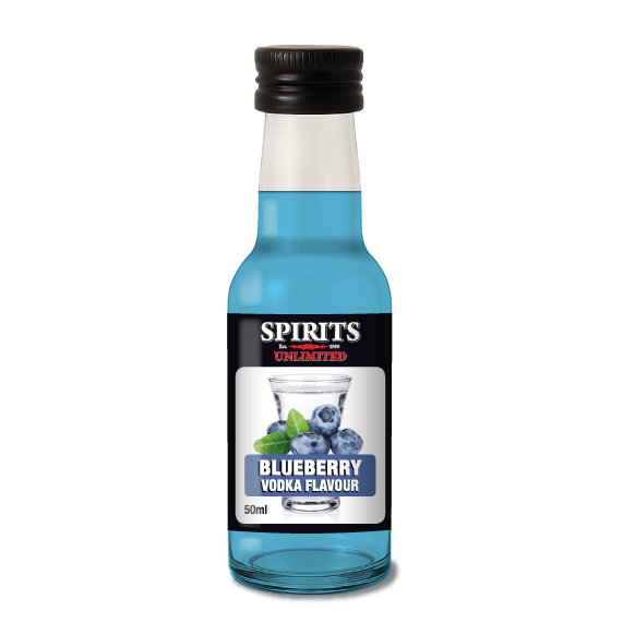 Spirits Unlimited Vodka Fruit Blueberry Essence 50mL (Flavours 1L of Neutral Spirit) - Distillery King Australia
