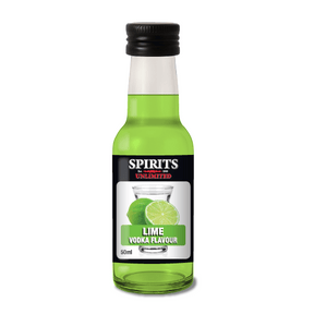 Spirits Unlimited Vodka Fruit Lime Essence 50mL (Flavours 1L of Neutral Spirit) - Distillery King Australia
