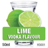 Spirits Unlimited Vodka Fruit Lime Essence 50mL (Flavours 1L of Neutral Spirit) - Distillery King Australia