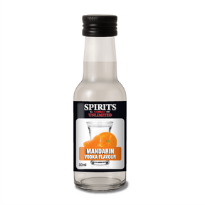 Spirits Unlimited Vodka Fruit Mandarin Essence 50mL (Flavours 1L of Neutral Spirit) - Distillery King Australia