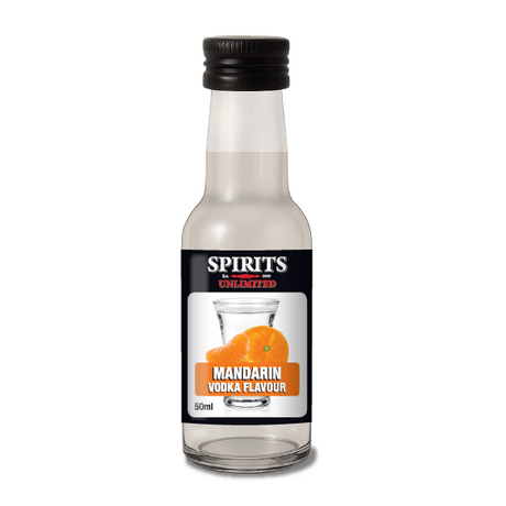 Spirits Unlimited Vodka Fruit Mandarin Essence 50mL (Flavours 1L of Neutral Spirit) - Distillery King Australia