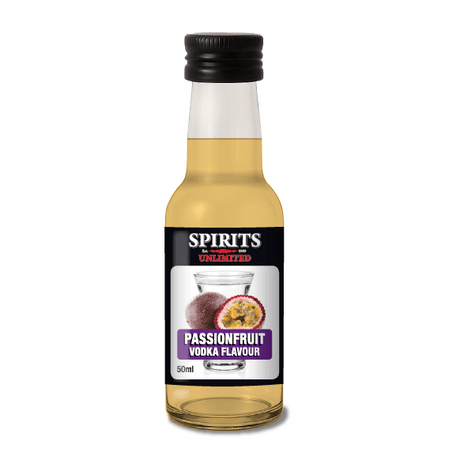 Spirits Unlimited Vodka Fruit Passionfruit Essence 50mL (Flavours 1L of Neutral Spirit) - Distillery King Australia