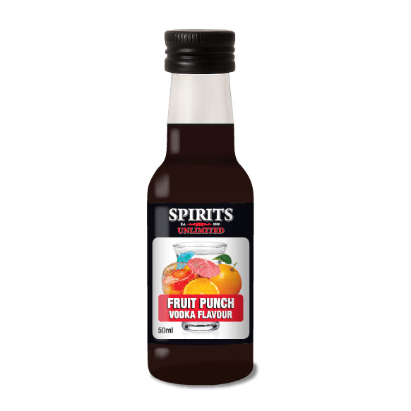 Spirits Unlimited Vodka Fruit Punch Spirit Essence 50mL (Flavours 1L) - Distillery King Australia