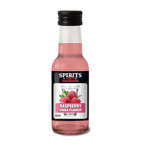 Spirits Unlimited Vodka Fruit Raspberry Essence 50mL (Flavours 1L of Neutral Spirit) - Distillery King Australia