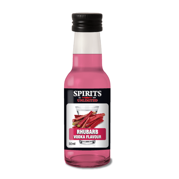 Spirits Unlimited Vodka Fruit Rhubarb Essence 50mL (Flavours 1L of Neutral Spirit) - Distillery King Australia