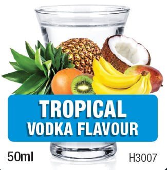 Spirits Unlimited Vodka Fruit Tropical Essence 50mL (Flavours 1L of Neutral Spirit) - Distillery King Australia