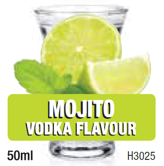 Spirits Unlimited Vodka Mojito Spirit Essence 50mL (Flavours 1L) - Distillery King Australia