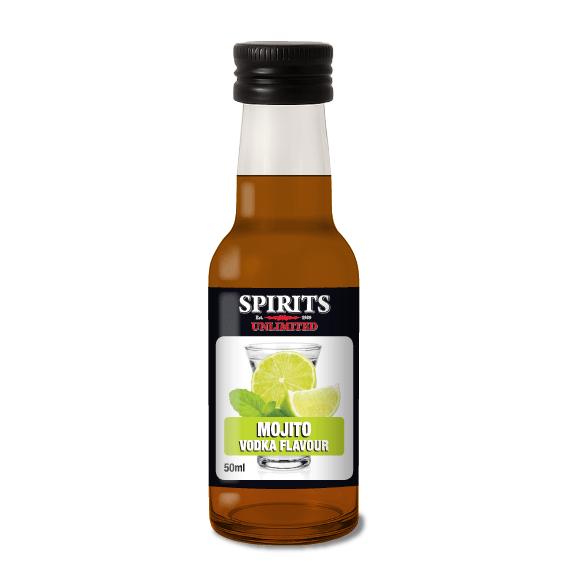 Spirits Unlimited Vodka Mojito Spirit Essence 50mL (Flavours 1L) - Distillery King Australia